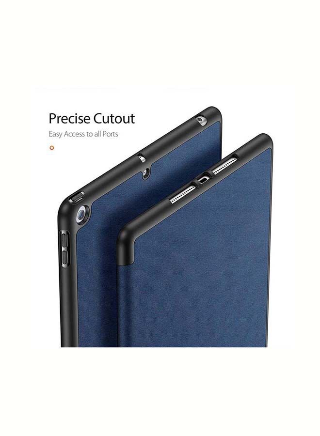 Rock Pow Protective Flip Cover For Apple iPad 10.2 inch 9/8/7(2021/2020/2019) with Pencil Holde Blue  - Image 5