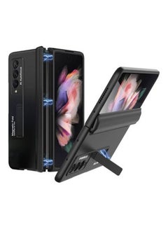 Rock Pow Kickstand Magnetic Phone Case For Samsung Galaxy Z Fold 3 5G Black  - Image 1