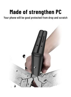 Rock Pow Kickstand Magnetic Phone Case For Samsung Galaxy Z Fold 3 5G Black  - Image 5
