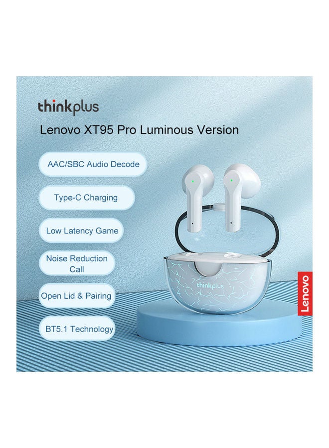 Lenovo XT95 Pro Bluetooth Earphone 9D HIFI Sound Sport Waterproof TWS Wireless Earbuds with Mic Black - Image 2