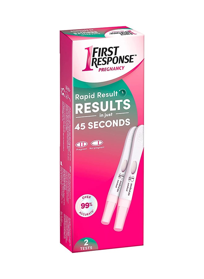 FIRST RESPONSE Pack Of 2 Rapid Results Test - Image 1