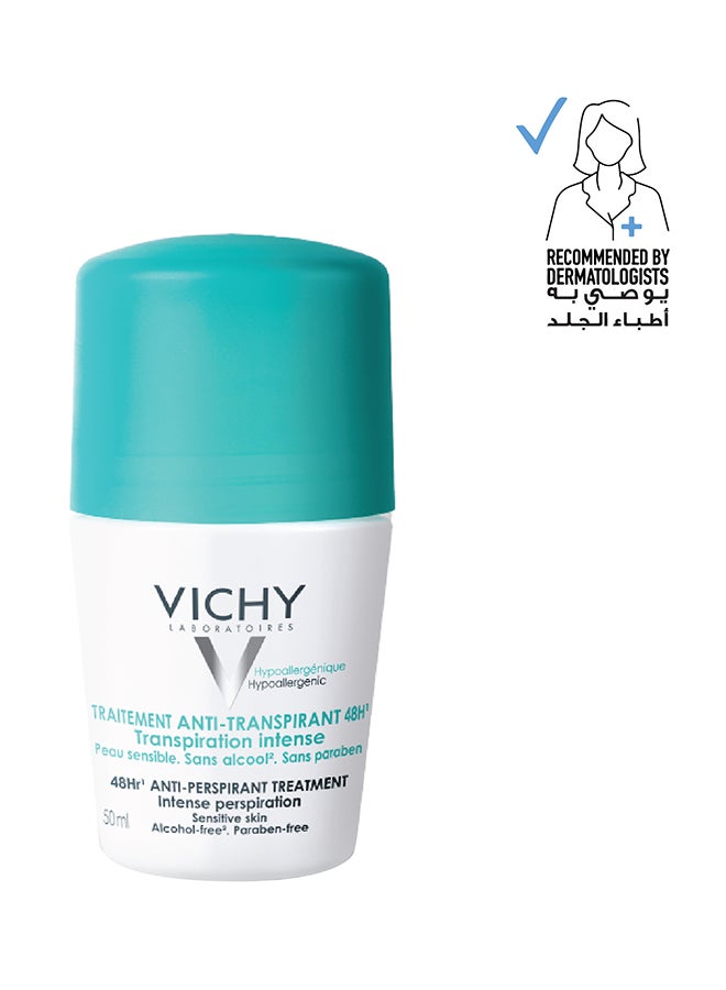 VICHY - 48 Hours Anti Perspirant Deodorant Intensive Treatment White/Blue 50ml - Image 1