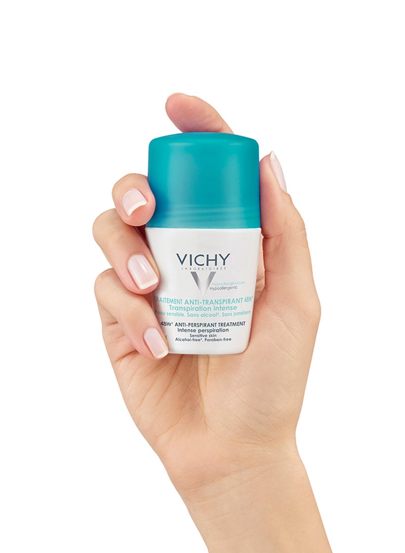 VICHY - 48 Hours Anti Perspirant Deodorant Intensive Treatment White/Blue 50ml - Image 1
