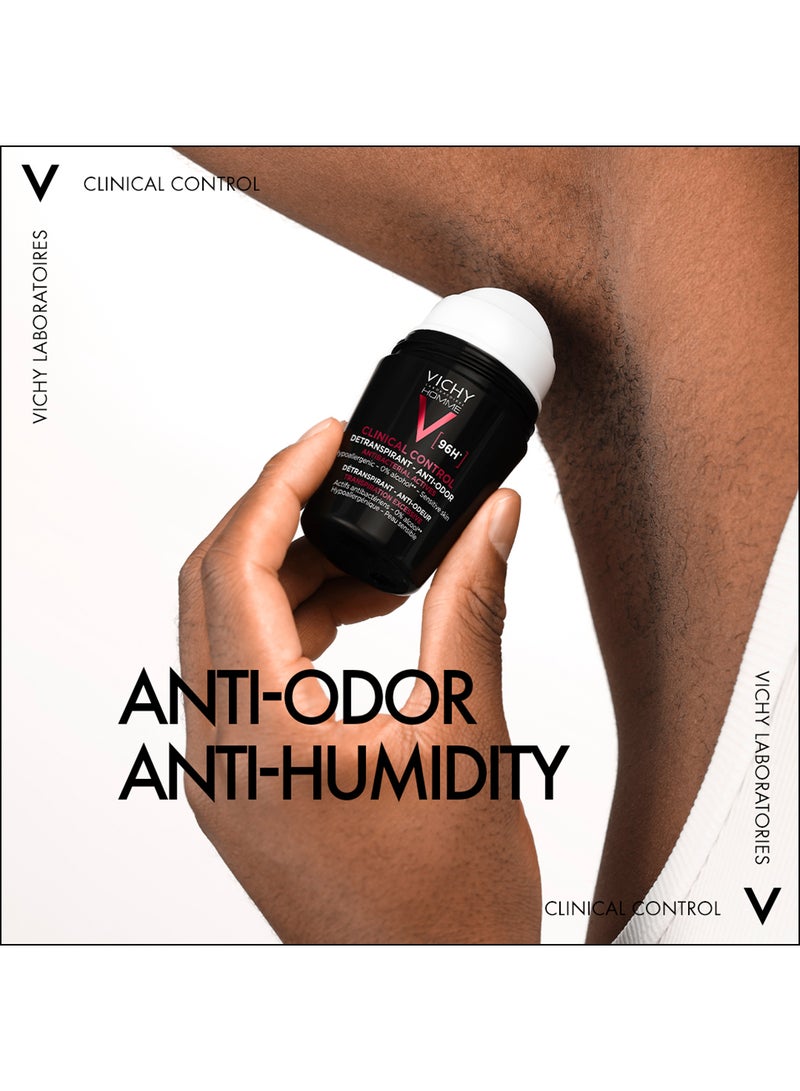 96 Hour Clinical Control Deodorant For Men Clear 50ml - v1667491422/N53357443A_8