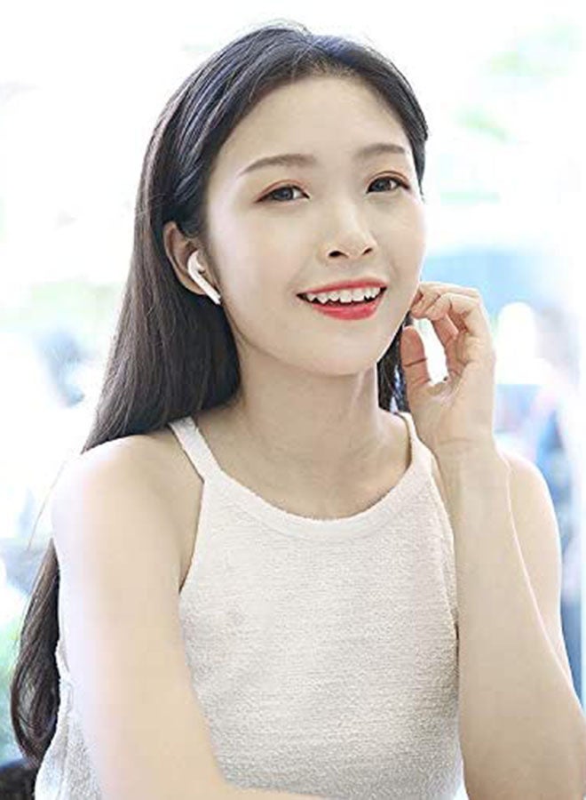 JOYROOM - JR-T03S TWS Semi In-Ear Earphones Wireless Earbuds With Power Box And Protective Cover Standard Version White - Image 1