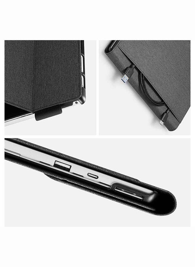 Stand Folio Case Cover for Microsoft Surface Pro 7 case/Pro 6 Charcoal Grey - v1667497463/N38391674A_8