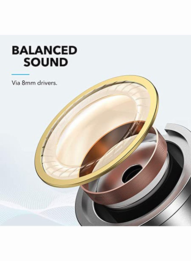 Soundcore - Life Dot 2 Bluetooth Earphones, True Wireless Earbuds, 100H Playtime, 8mm Drivers, Superior Sound, Secure Fit with AirWings, Comfortable Design Ear Buds for Commute, Sports Black - Image 1