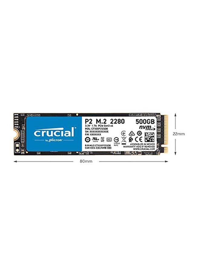 crucial P2 CT500P2SSD8 Internal SSD, Up to 2400 MB/s (3D NAND, NVMe, PCIe, M.2) 500.0 GB  - Image 4