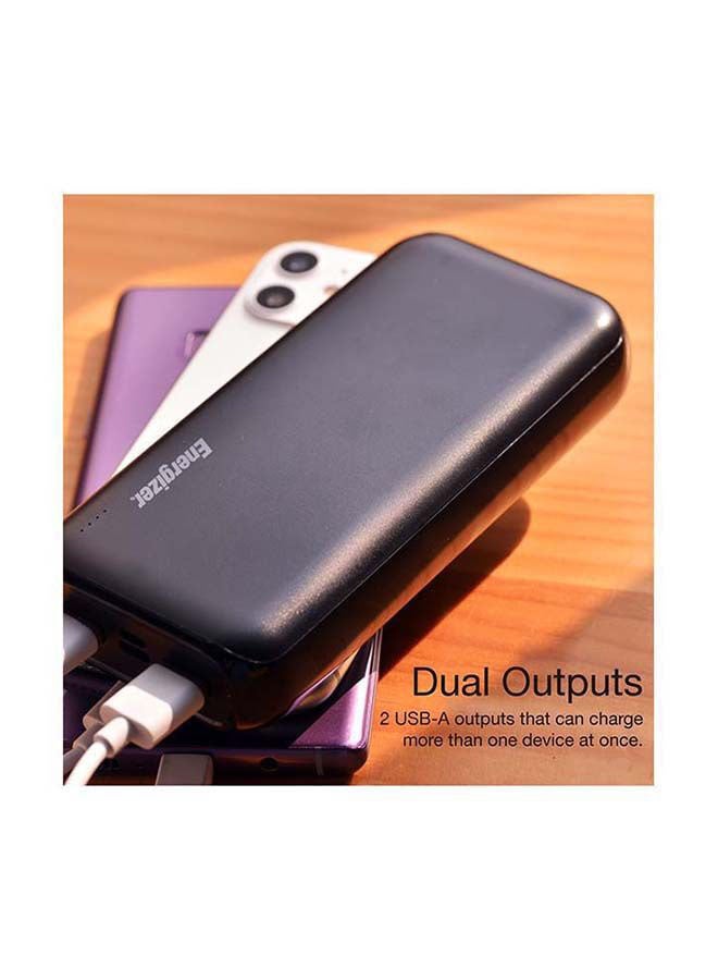Energizer - Bundle Of 2x 20000 mAh Max Rapid Charging Power Bank With Dual Outputs - Type-C And USB-A, Dual Inputs, Micro-USB And Type-C Black - Image 1