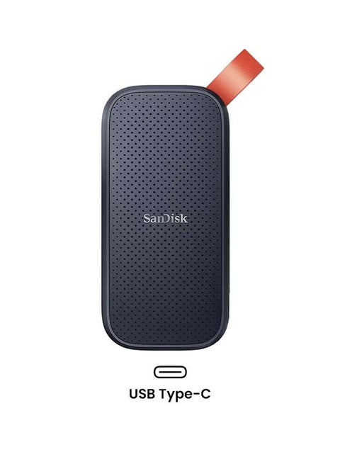 2TB Portable SSD - two meter drop protection, 800MB/s Read Speed, USB 3.2 Gen 2 2 TB SDSSDE30-2T00-G26 2 TB
