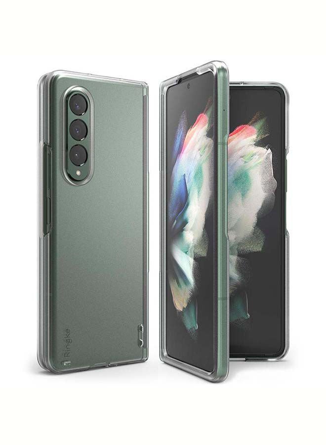 Ringke Slim Case for Galaxy Z Fold 3 Anti-Cling Micro-Dot Technology Shockproof Protective Supports Fast Wireless Charging Matte Clear  - Image 1