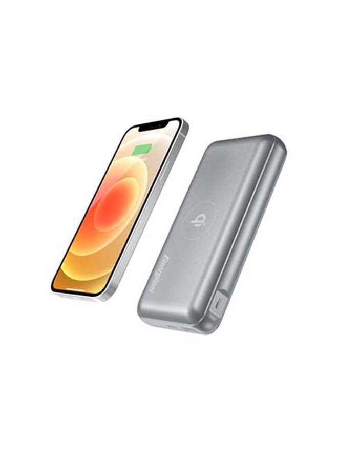 20000.0 mAh Wireless Fast Charging Power Bank, Type-C Delivery 3.0 Output, 18W Smart USB-A Outputs Grey