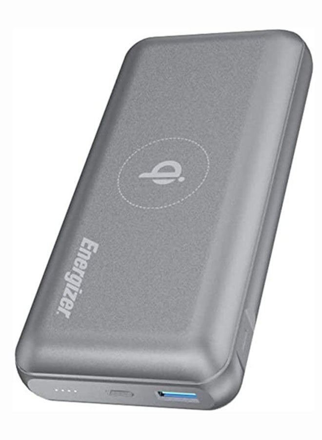 20000.0 mAh Wireless Fast Charging Power Bank, Type-C Delivery 3.0 Output, 18W Smart USB-A Outputs Grey
