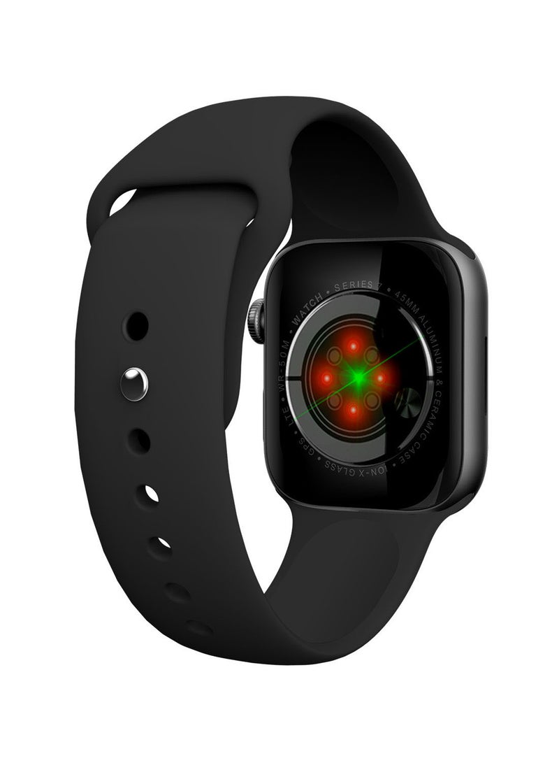 FitPro - Series 8 Pro Max 45mm Full Screen Smartwatch With Rotating Side Black - Image 1