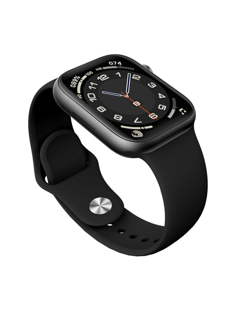 FitPro - Series 8 Pro Max 45mm Full Screen Smartwatch With Rotating Side Black - Image 1