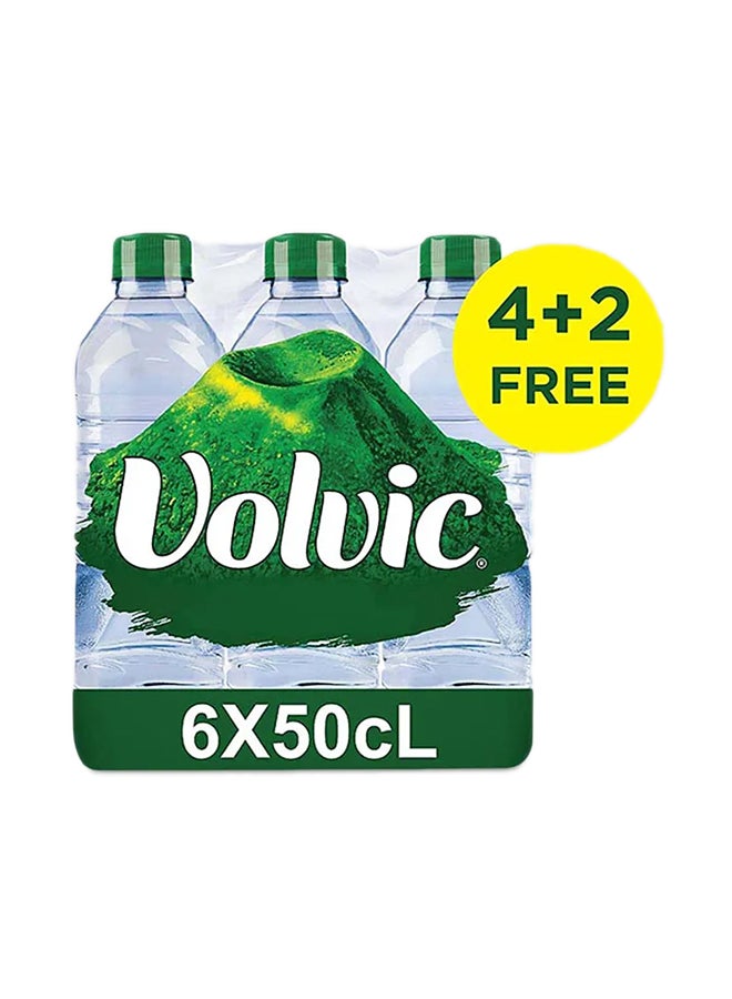 Volvic Natural Mineral Water 500ml Pack of 6 - Image 1