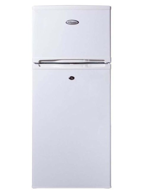 175 Liters Gross Compact Double Door Refrigerator-Freezer, Reversible Door, Tropical Compressor, 48 X 53 X 115 Cm, 1 Year Warranty 240 W SG R175H White