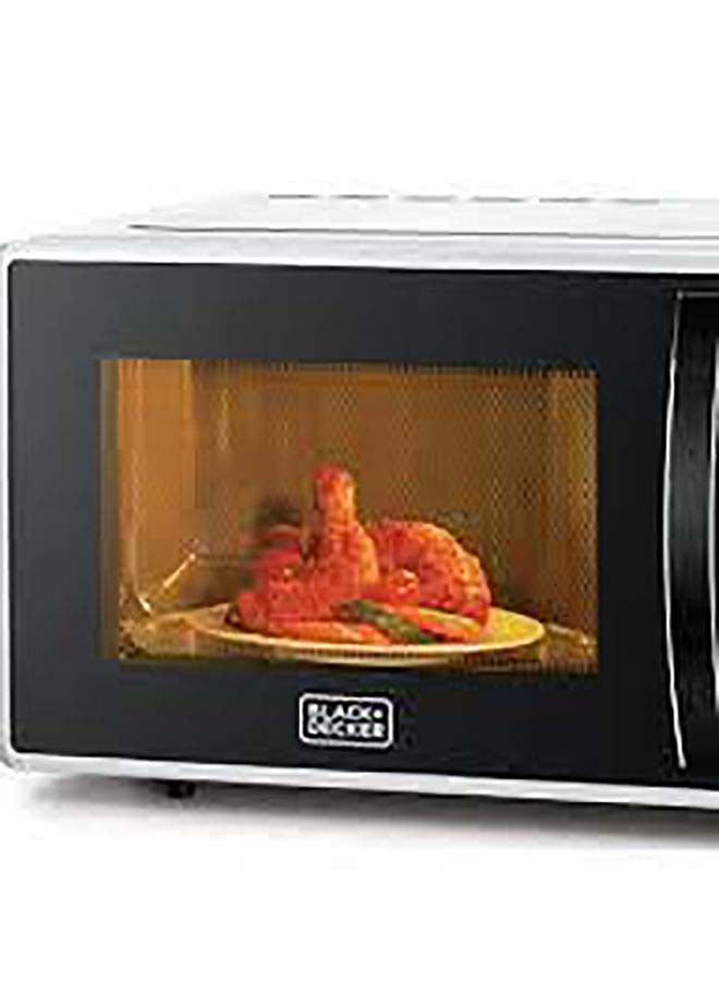 BLACK+DECKER - Microwave Oven With Grill And Defrost Function 23 L 800 W MZ2310PG-B5 White - Image 1