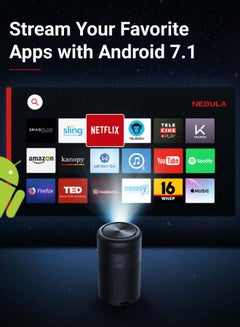 Nebula Smart Mini Capsule Pocket Projector With Equipped Wi-Fi D4111 Black  - Image 5