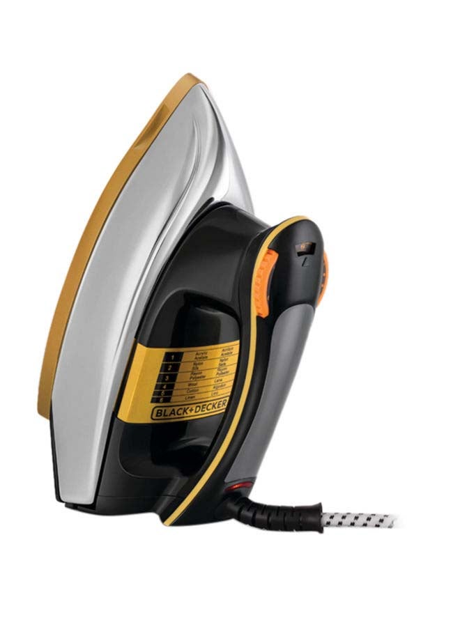 Hand Held Dry Iron Heavy Weight 1200 W F550-B5 Black/Gold/White - v1667567390/N27328865A_3