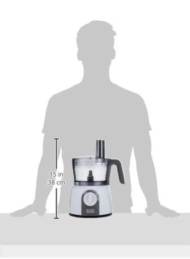 Food Processor 32 Functions 5-in-1 (Blender + Grinder + Dough Maker + Whisker + Food Processor) 1.5 L 1000 W FX1075-B5 White/Black/Grey
