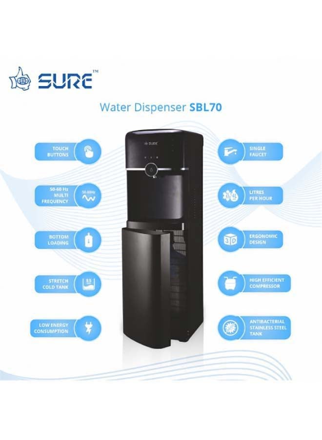 Sure - Bottom Loading Water Dispenser SBL70 Black - Image 1