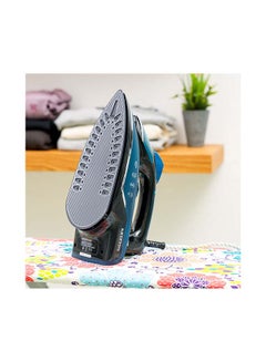 KRYPTON Ceramic Steam Iron, Stream Rate Of 15g/Min 2800 W KNSI6351 2800 W KNSI6351 Blue&Black  - Image 4