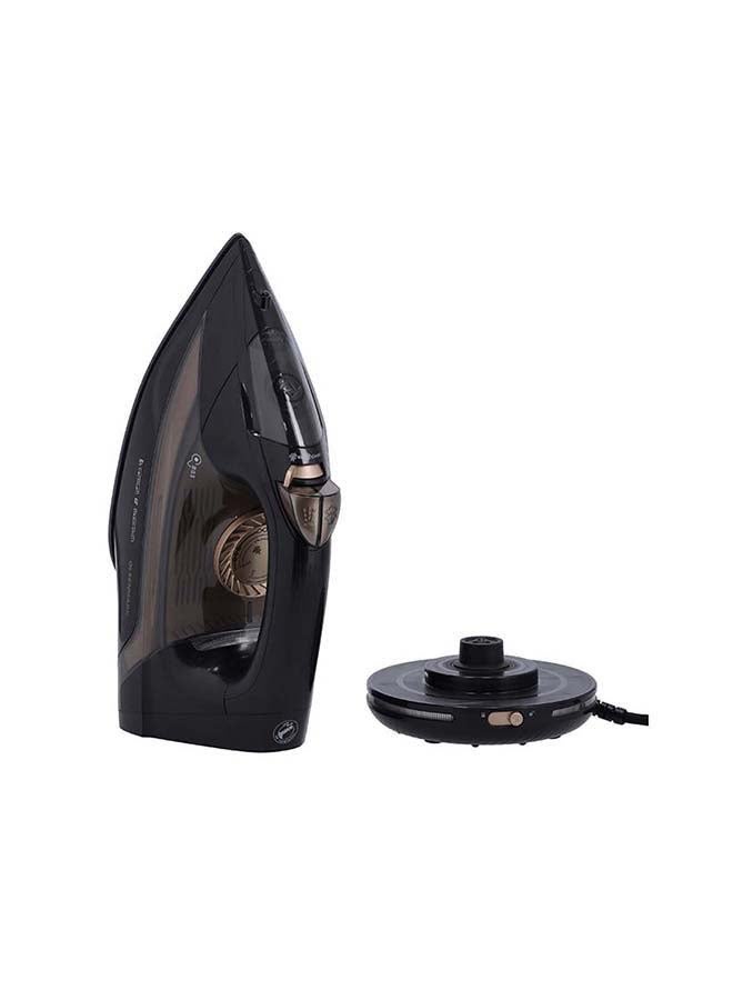Olsenmark - Corded And Cordless Steam Iron With 420ml Water Tank 2200.0 W OMSI1839 black - Image 1