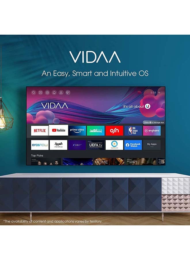 Hisense - 43-Inch 4K UHD HDR Smart TV (Vidaa OS) 43A6GE Black - Image 1