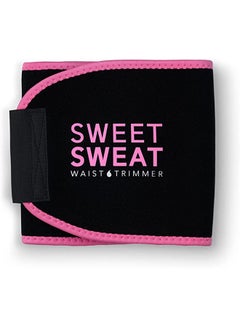 Sweet Sweat Sweet Sweat Waist Trimmer Black & Pink Medium 41x8inch  - Image 1