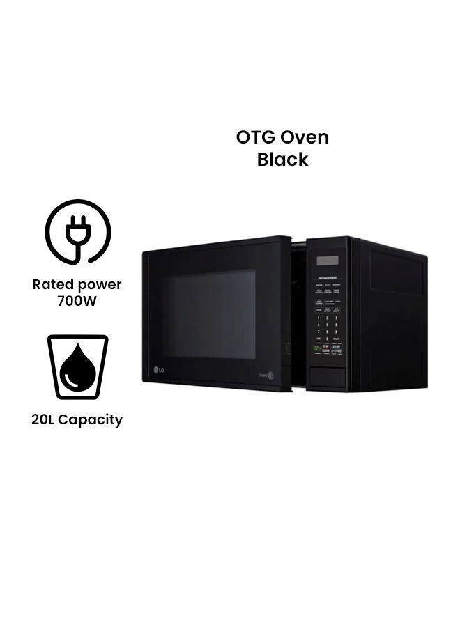 LG - Microwave Oven 20 L MS2032GAS Black - Image 1