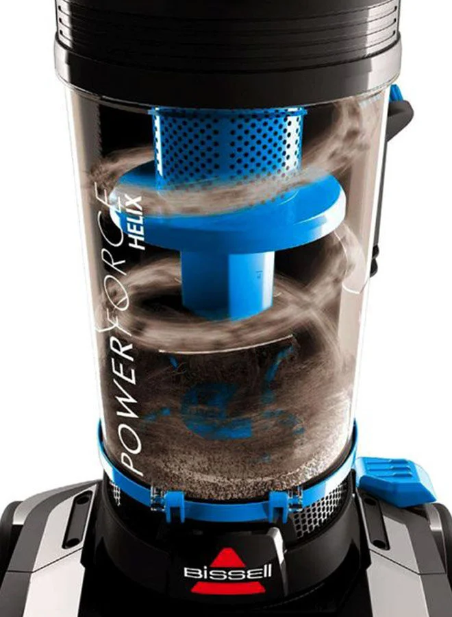 Bissell PowerForce Helix Vacuum Cleaner 2111E – Multi-Cyclonic Technology, Powerful Suction, Lightweight Design, Ideal for Dust, Hair & Deep Cleaning | 1 L 1100 W BISM-2111E Blue/Black/Silver