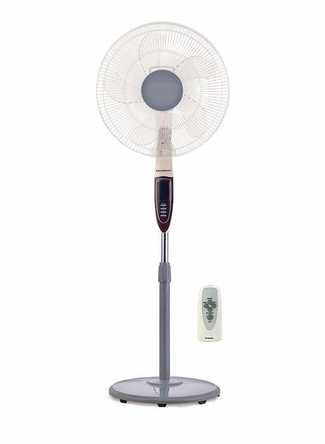 Olsenmark - 3-Speed Pedestal Stand Fan 60.0 W OMF1698 Grey/White - Image 1