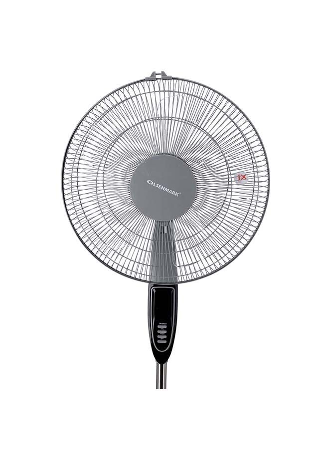 Olsenmark - 3-Speed Pedestal Stand Fan 60.0 W OMF1698 Grey/White - Image 1