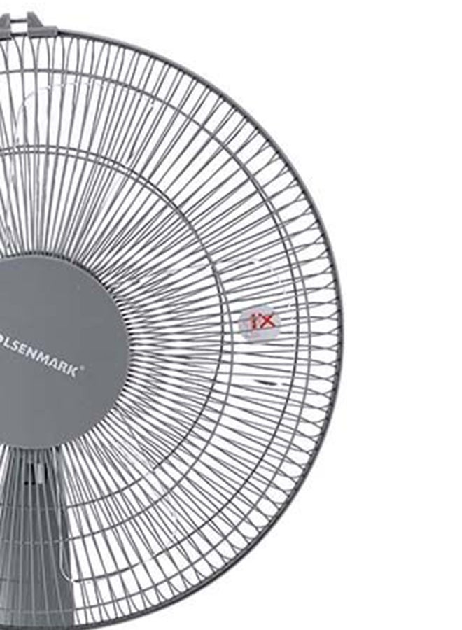 Olsenmark - 3-Speed Pedestal Stand Fan 60.0 W OMF1698 Grey/White - Image 1