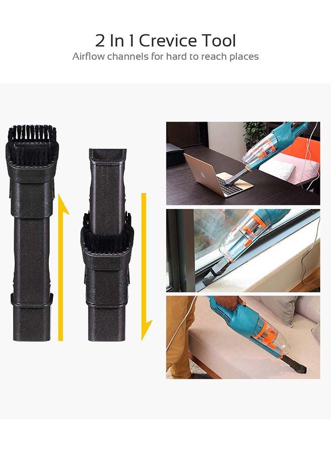 ديرما مكنسة كهربائية بتصميم محمول وخفيف للغاية 600 W DEM-DX900 أزرق / فضي - Image 5