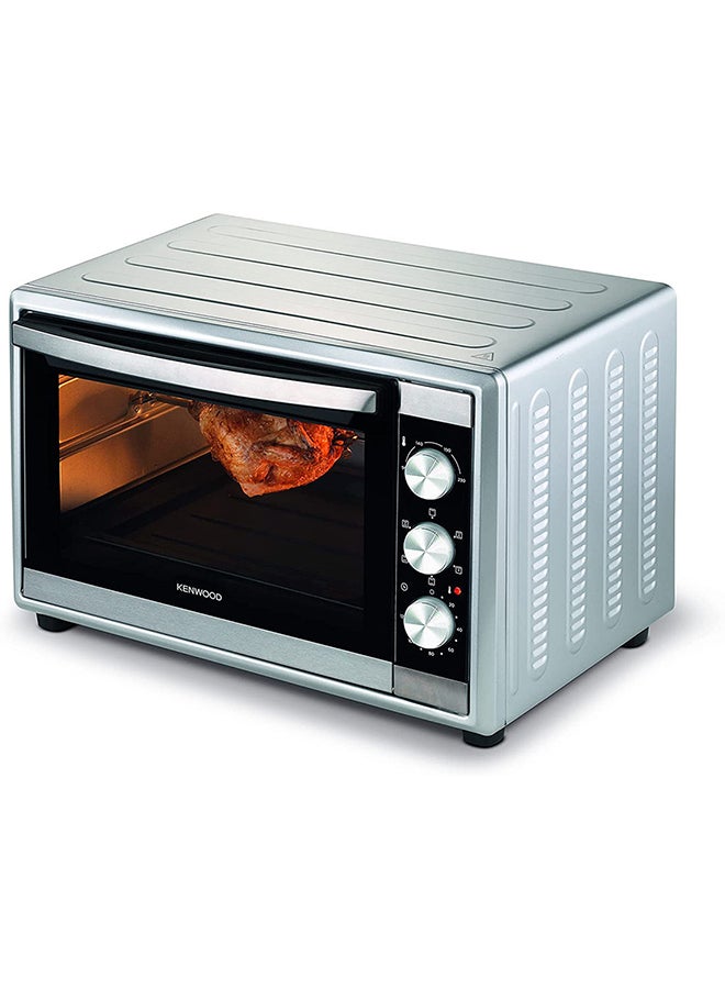 KENWOOD - Oven Toaster Grill Large Capacity Double Glass Door Multifunctional With Rotisserie And Convection Function For Grilling, Toasting, Broiling, Baking, Defrosting MOM70 70 L 2200 W MOM70.000SS Silver - Image 1