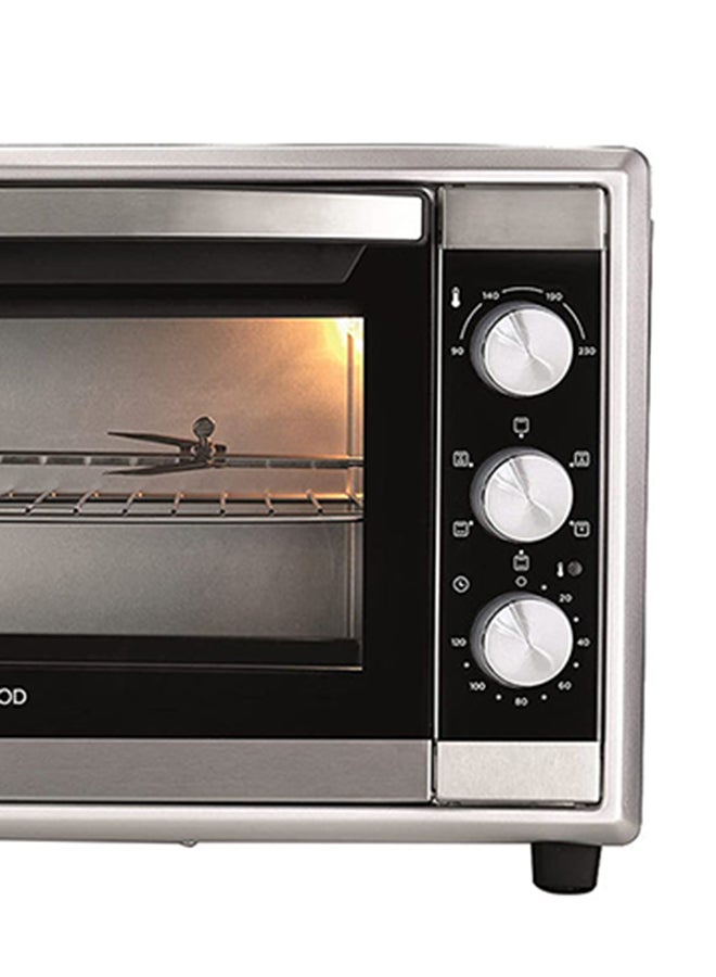 KENWOOD - Oven Toaster Grill Large Capacity Double Glass Door Multifunctional With Rotisserie And Convection Function For Grilling, Toasting, Broiling, Baking, Defrosting MOM70 70 L 2200 W MOM70.000SS Silver - Image 1