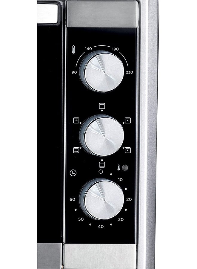 KENWOOD - Oven Toaster Grill Large Capacity Double Glass Door Multifunctional With Rotisserie And Convection Function For Grilling, Toasting, Broiling, Baking, Defrosting MOM70 70 L 2200 W MOM70.000SS Silver - Image 1
