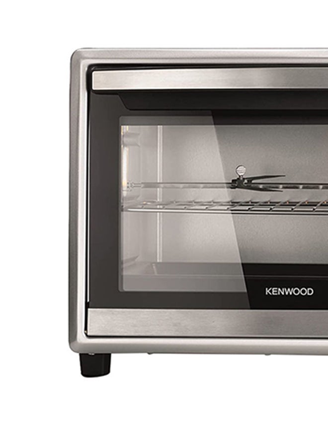 KENWOOD - Oven Toaster Grill Large Capacity Double Glass Door Multifunctional With Rotisserie And Convection Function For Grilling, Toasting, Broiling, Baking, Defrosting MOM70 70 L 2200 W MOM70.000SS Silver - Image 1