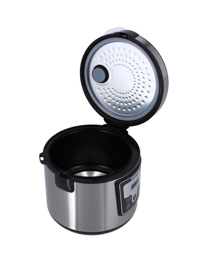 GEEPAS - Digital Multi Cooker With 12 Multi Cooking Program Including LED Display Hard and Quality Non-Stick Inner Pot Digital control 1.8 L 700 W GMC35031 Silver/Black - Image 1