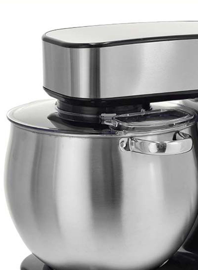GEEPAS - Geepas Kitchen Machine | 6 Level Mixing Speed Control, 12L Stainless Steel Bowl with Handles & Transparent Anti-Splash Lid | LED Power Indicator | 2000W Powerful Motor 12 L 2000 kW GSM43042 Silver - Image 1