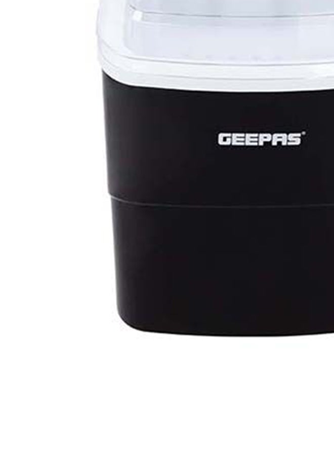 GEEPAS - Portable Automatic Ice Maker, 2 Size Ice Cubes,| Quiet Ice Maker with Ice Container, Shovel for Home/ Kitchen/ Office/ Restaurant/ Bar 2.0 L 240.0 W GIM63047 Black - Image 1