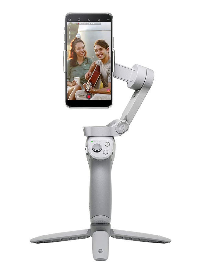 OM 4 SE - Handheld 3-Axis Smartphone Gimbal Stabilizer With Grip Tripod Vlog YouTube Live Video Grey