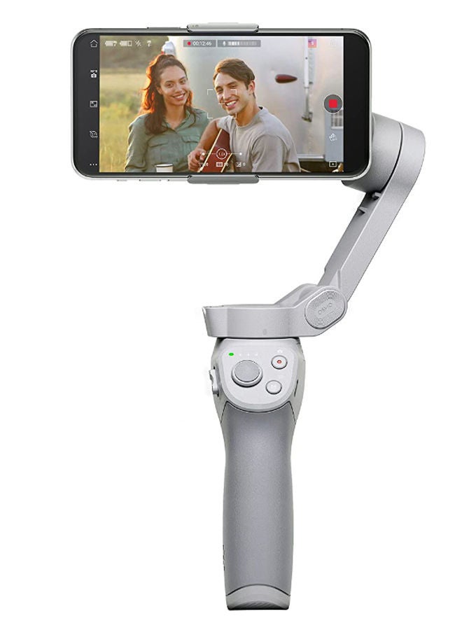 OM 4 SE - Handheld 3-Axis Smartphone Gimbal Stabilizer With Grip Tripod Vlog YouTube Live Video Grey
