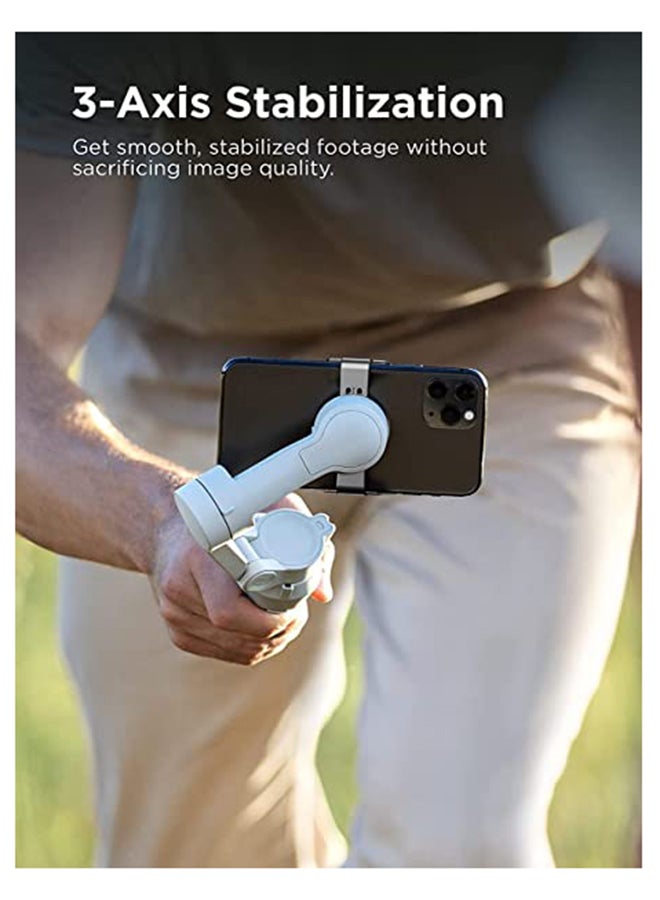 OM 4 SE - Handheld 3-Axis Smartphone Gimbal Stabilizer With Grip Tripod Vlog YouTube Live Video Grey