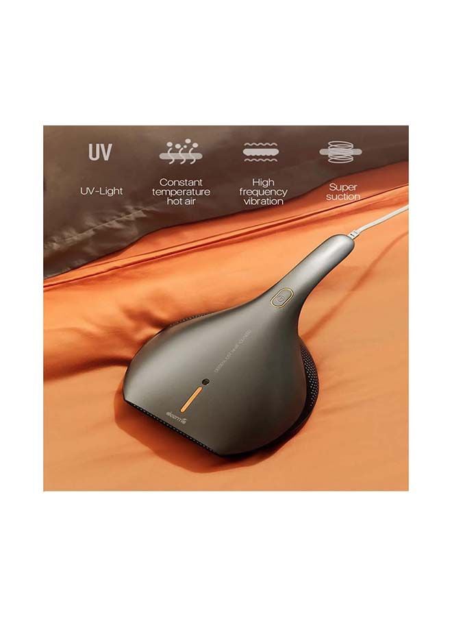 Deerma Dust Mite Vacuum Cleaner 13Kpa Powerful Lightweight Handheld Wired Hepa Filter And UV Sterilization Vacuum Controller For Bed 0.2 L 450 W EX-919 Grey  - Image 2