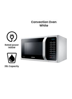 Samsung Convection Microwave Oven 28 L 1400 W MC28H5015AW White  - Image 2