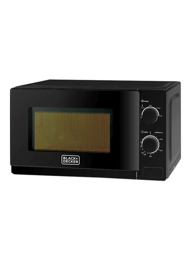 BLACK+DECKER - Microwave Oven With Defrost Function 20 L 700 W MZ2020P-B5 Black/Silver - Image 1