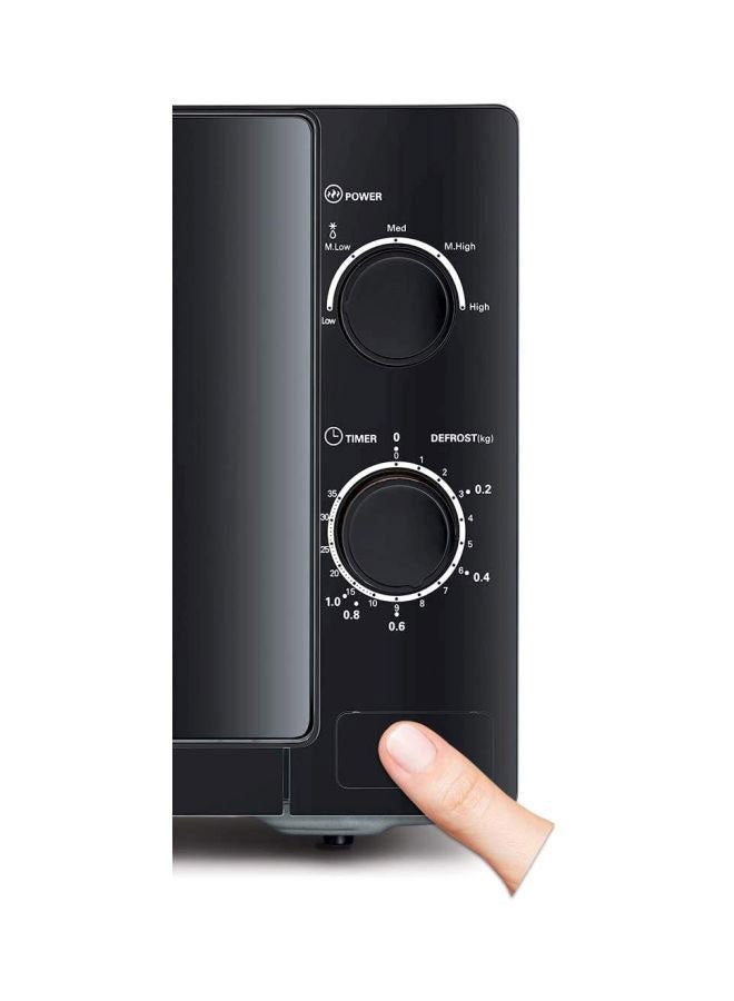 BLACK+DECKER - Microwave Oven With Defrost Function 20 L 700 W MZ2020P-B5 Black/Silver - Image 1